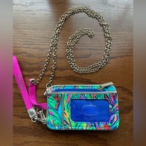 Lilly Pulitzer call or ID Crossbody or wristlet